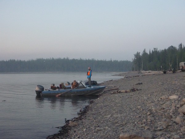 К старту через озеро готовы!