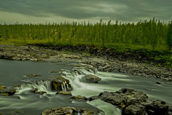 Водопад, красавец!